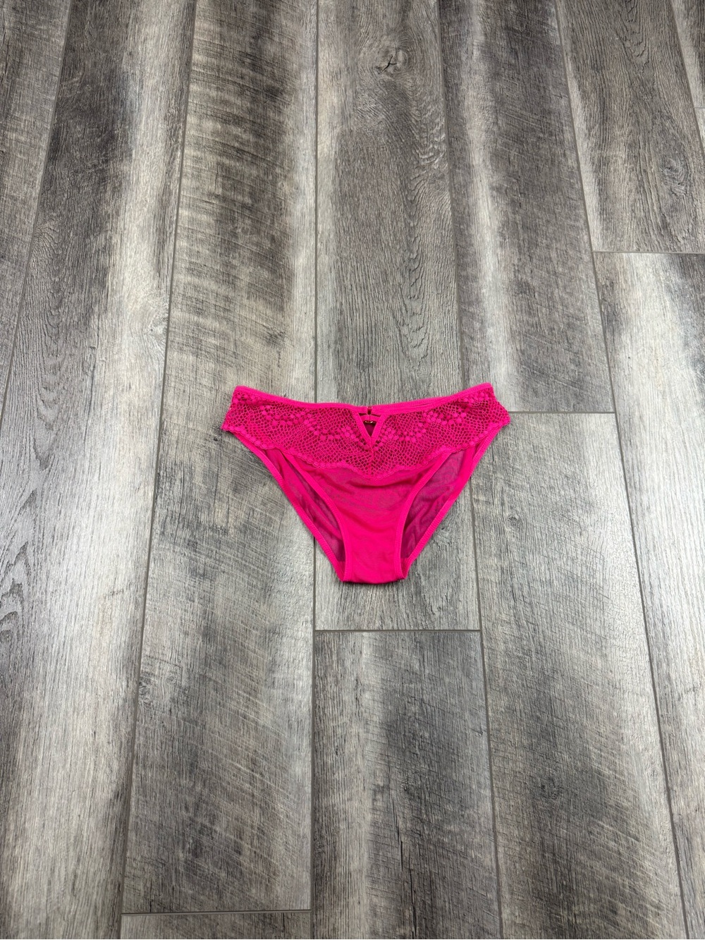 VS Dark Pink Mesh Underwear